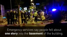 Dozens injured as night club floor collapses in Tenerife
