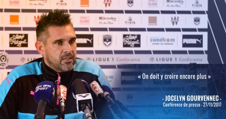 Les mots de Jocelyn Gourvennec avant d'affronter Saint-Etienne