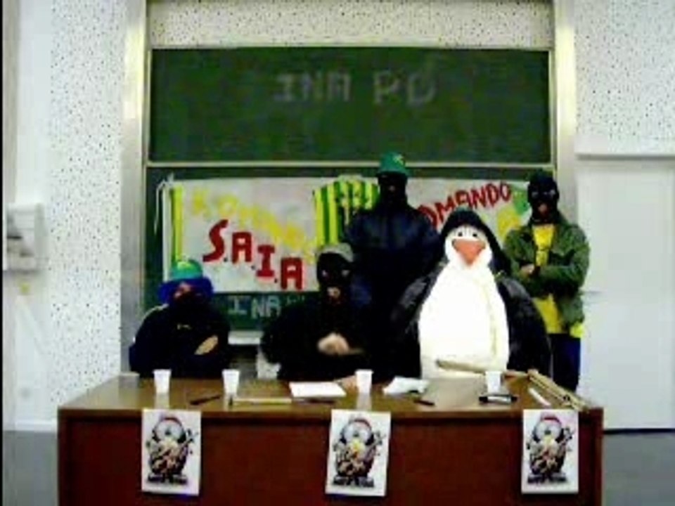 Revendication du Komando SAIA