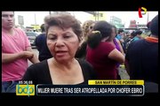 San Martín de Porres: mujer muere atropellada por chofer en estado de ebriedad