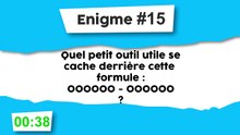 Énigme #15 : Outils caché