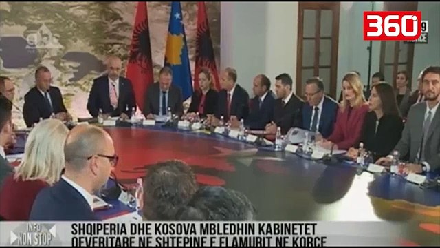 Mbledhja e dy qeverive, Rama: Moment historik i rrëzimit të barrierave rajonale (360video)