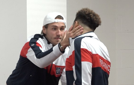 Coupe Davis, #FRABEL, minute bleue (13) : la coupe est bleue