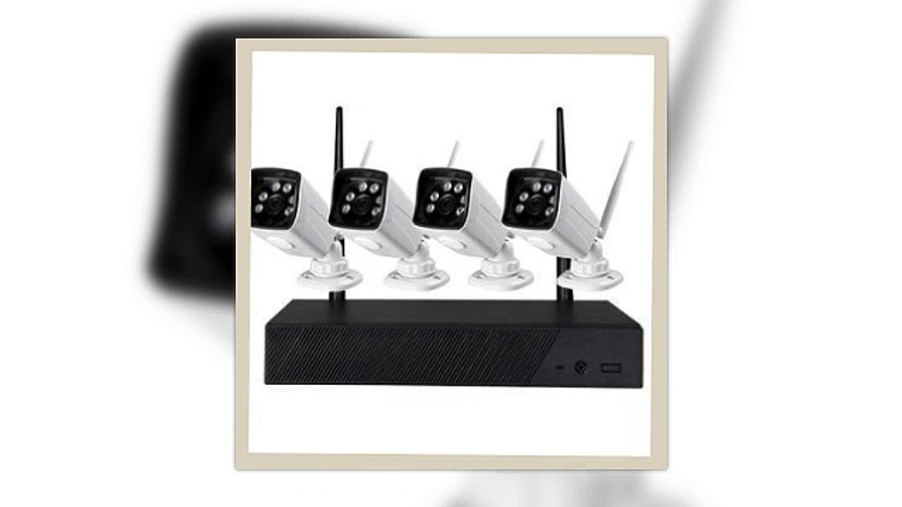 MNK401 720P Wireless NVR Kit P2P Outdoor HD IR Night Vision Security IP Camera WIFI CCTV System