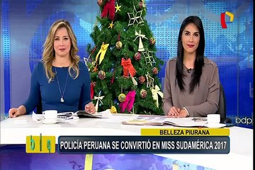 Larizza Farfán fue coronada como la nueva Miss Sudamérica 2017