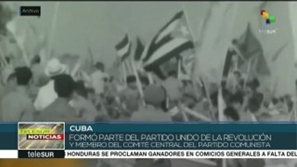 Fallece el revolucionario cubano Hart Dávalos