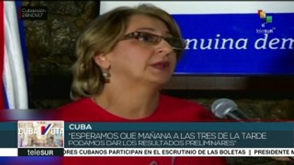Dará CEN resultados de elección cubana este lunes