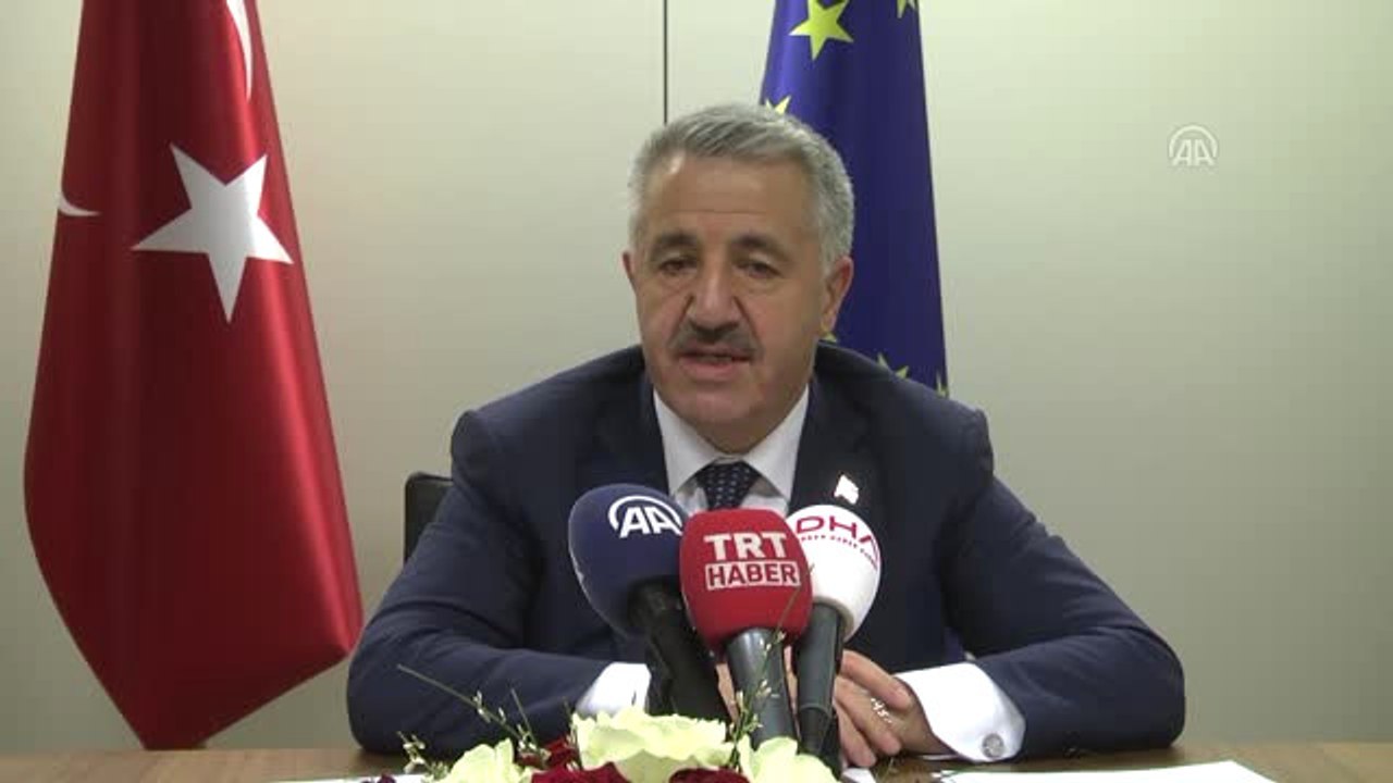 Ulaştırma Bakanı Arslan - Halkalı-Kapıkule Hızlı Tren Projesi