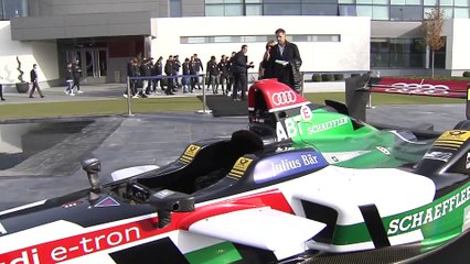 Real Madrid Players recieving their new Audi Cars