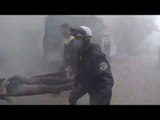 Many Injuries and Casualties in Airstrike on Misraba in East Damascus