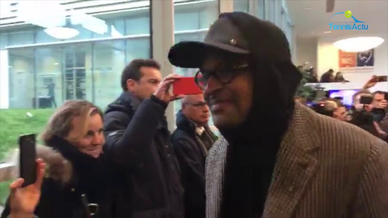 Coupe Davis 2017 - L'équipe de France de Yannick Noah au CNE de la Fédération Française de Tennis