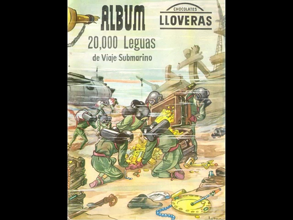 20000 LEGUAS DE VIAJE SUBMARINO - CROMOS LLOVERAS - ALBUM COMPLETO