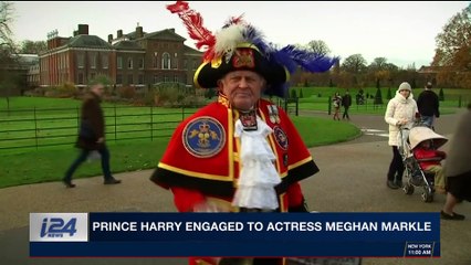 i24NEWS DESK | Prince Harry engaged to actress Meghan Markle | Monday, November 27th 2017