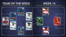 Ligue 1's team of the week featuring Depay and Khazri