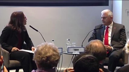 Başbakan Yıldırım, Uluslararası Stratejik Çalışma Enstitüsü'nde