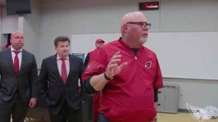 Cardinals celebrate in locker room following big win