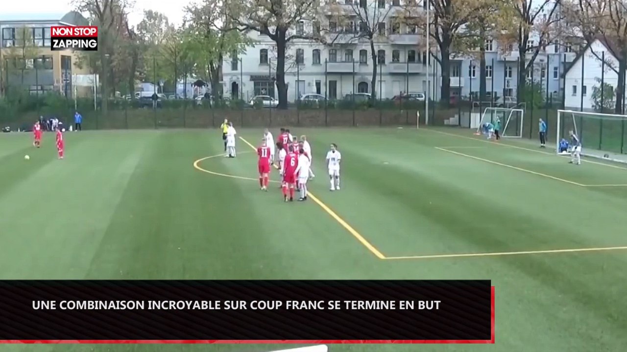 Football : Un joueur marque un incroyable but après une galipette sur un coup franc (Vidéo)