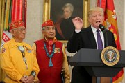 Trump made a joke about Pocahontas while meeting with Native Americans