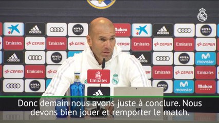 Copa del Rey - Zidane : "Nous devons finir le travail"