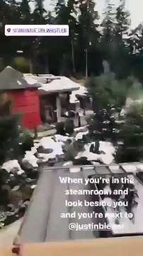 Justin Bieber Is Steaming Hot, Running Shirtless Outside On Ski Vacation In Whistler BC Video