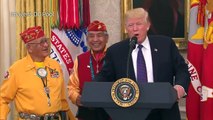 Trump chama senadora democrata de 'Pocahontas'