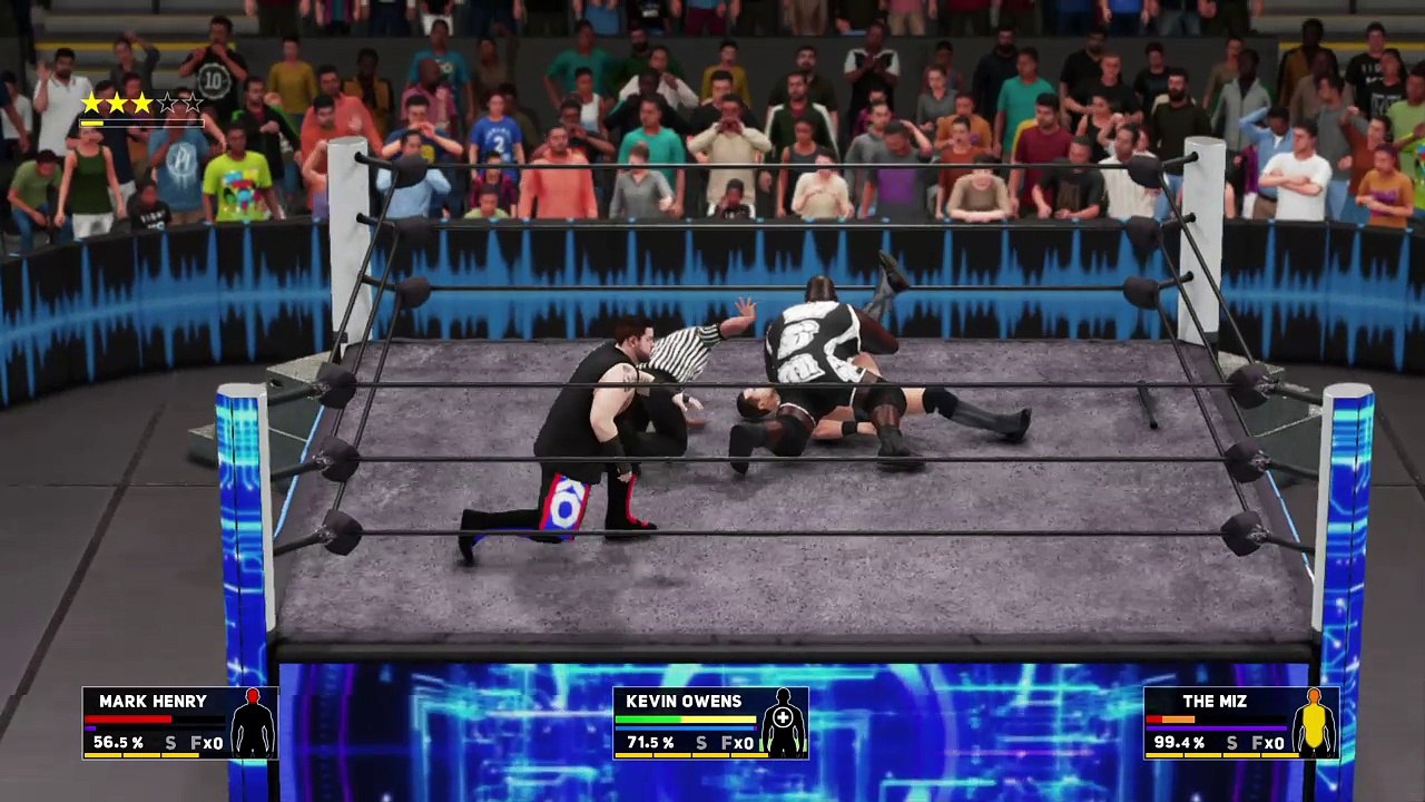 WWE 2K18 triple threat