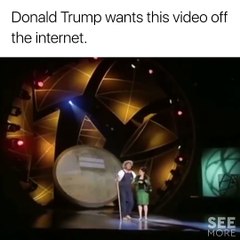Donald Trump wants this video pff the internet