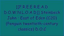 [fKDy4.[F.r.e.e D.o.w.n.l.o.a.d]] Steinbeck John : East of Eden (C20) (Penguin twentieth-century classics) by John Steinbeck P.D.F