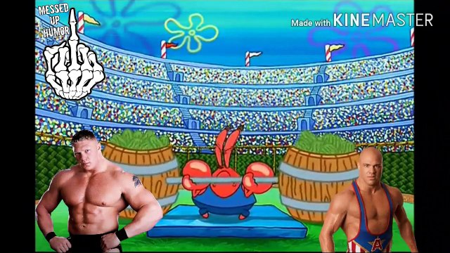 WWE portrayed by SpongeBob: The Fry Cook Games!