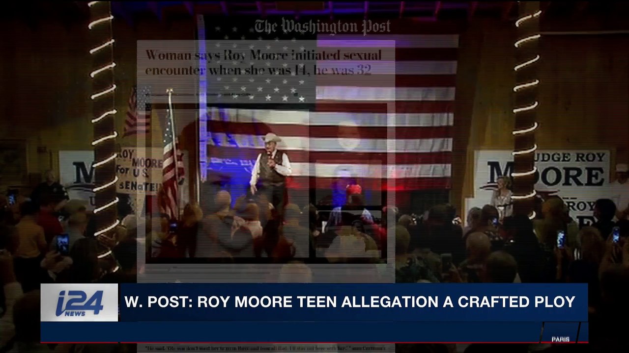 i24NEWS DESK | W.post: Roy Moore teen allegation crafted ploy | Monday, November 27th 2017