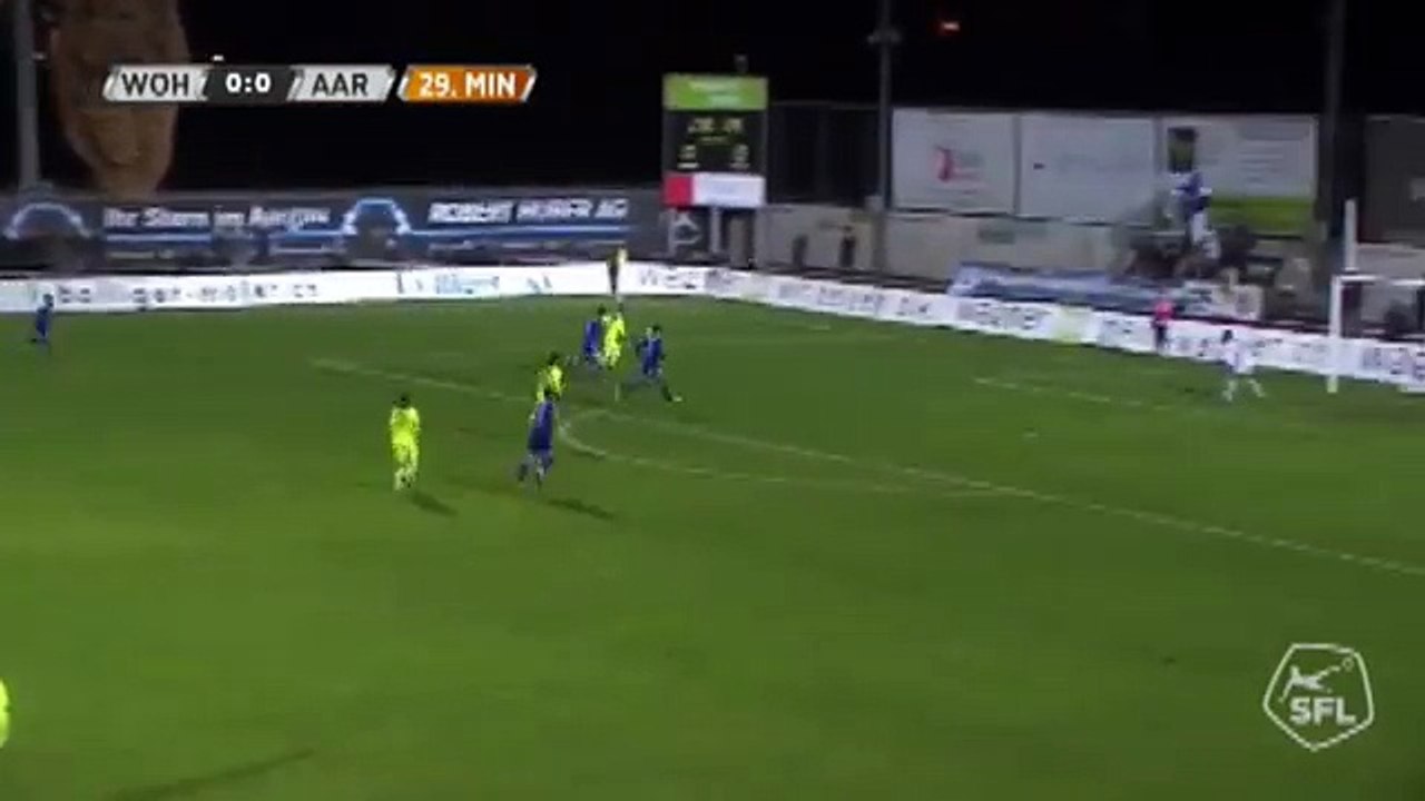 Wohlen 0:1 Aarau (Swiss Challenge League 27 November 2017)