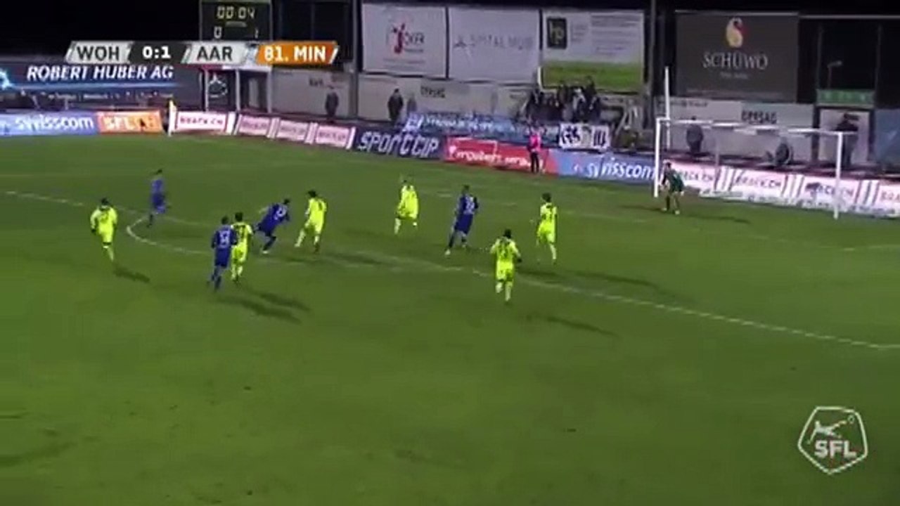 Wohlen 1:1 Aarau (Swiss Challenge League 27 November 2017)