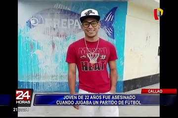 Callao: matan a joven tras discusión por partido de fútbol