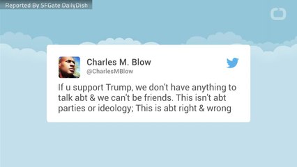 New York Times Columnist: If You Support Trump, ‘We Can’t Be Friends’
