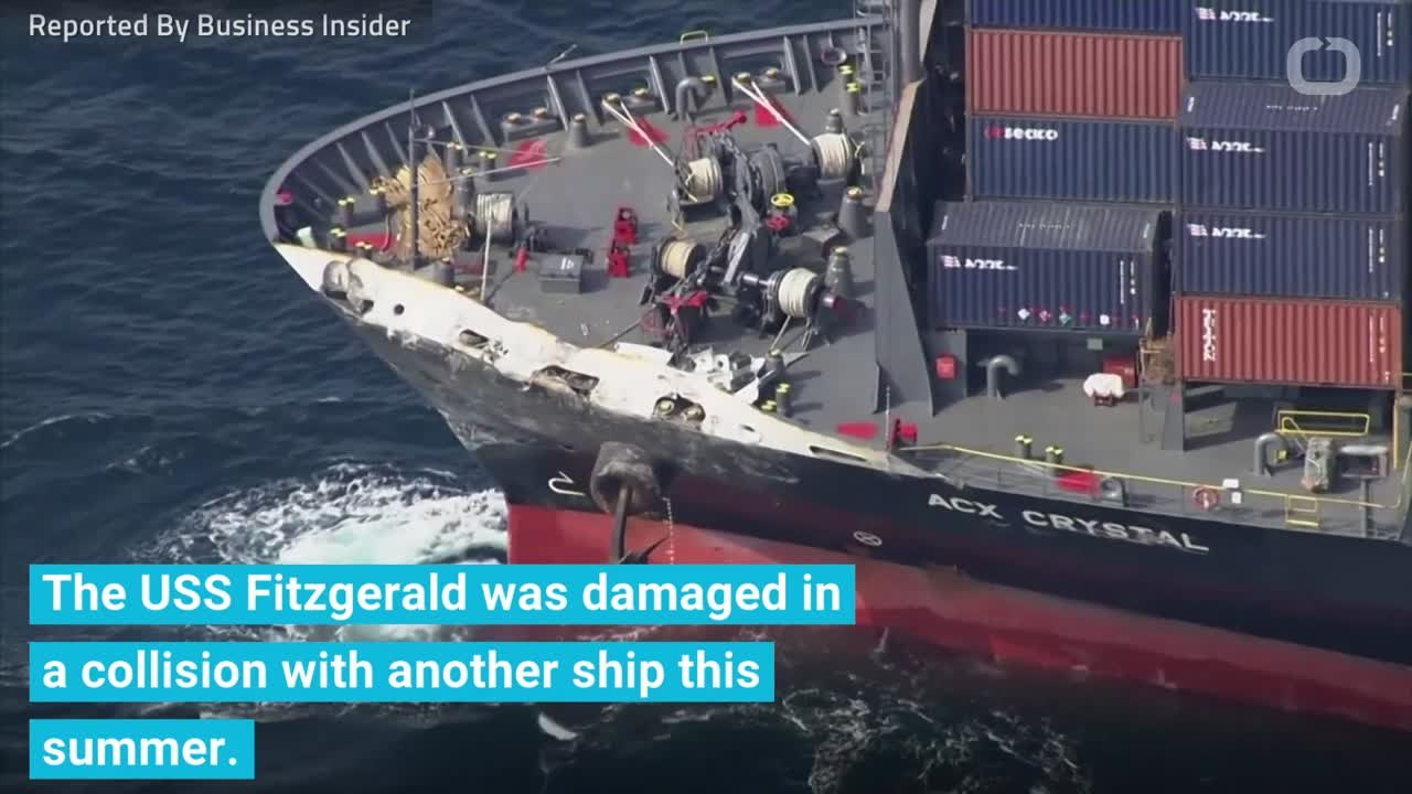 USS Fitzgerald Damaged (Again)