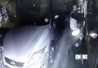 Hortumla Özel Halk Otobüsünden Mazot Çaldı