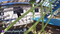HobbyPig on ZIP LINE! Ropes Obstacle Course at Great Wolf Lodge in Texas   Climbing HobbyFamilyTV-FrMkIWjQIac