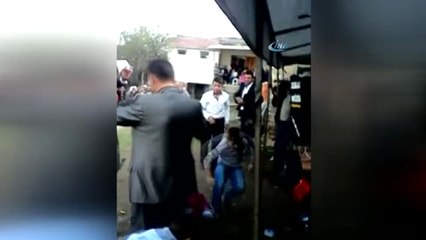 Kalabalığın İçinde Defalarca Havaya Ateş Açtılar...düğün Magandaları Kamerada