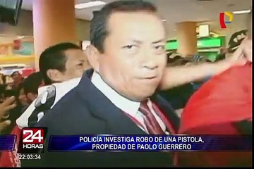Paolo Guerrero: interrogarán a trabajadores de edificio donde robaron su pistola
