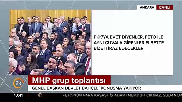 MHP lideri Bahçeli: Birgün camide safa girip ertesi gün kilisede mum yakanlar bizi anlayamaz