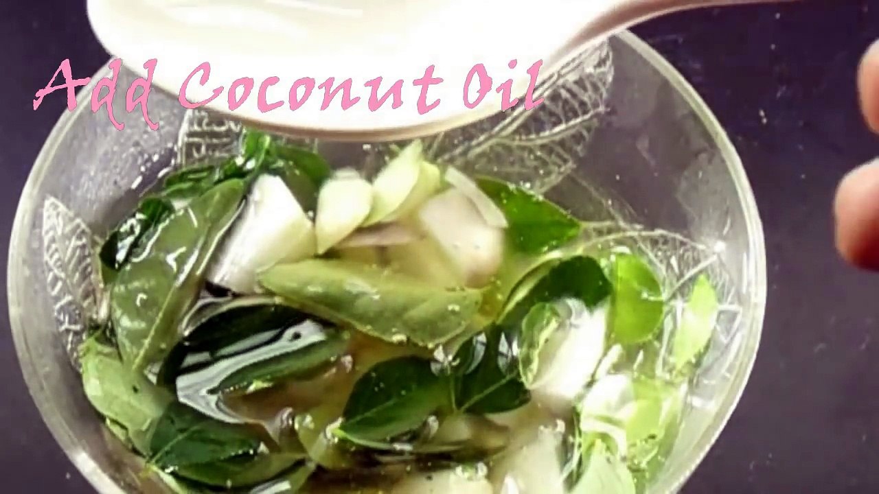 Grow hair 1 inch in 5 days _ Curry Leaf herbal oil _ Faster Hair Growth _ Reverse Gray hair