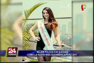 Agente ganadora del Miss Sudamérica Perú 2017: "El modelaje es pasión y ser policía mi vocación"