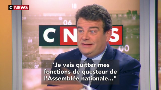 Thierry Solère va quitter ses fonctions de questeur