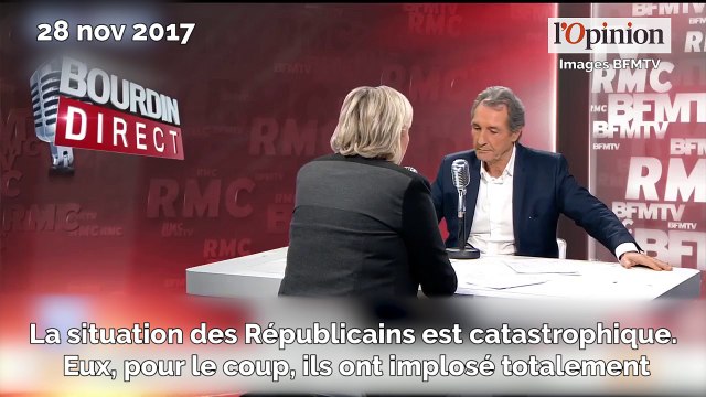 Marine Le Pen s'en prend encore à Wauquiez et aux Républicains