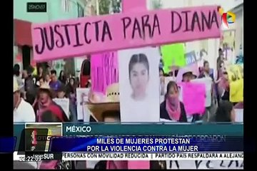 En otras partes del mundo también marcharon por violencia contra la mujer