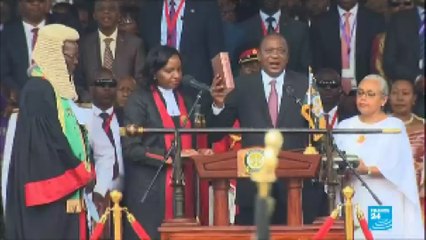 Uhuru Kenyatta a prêté serment