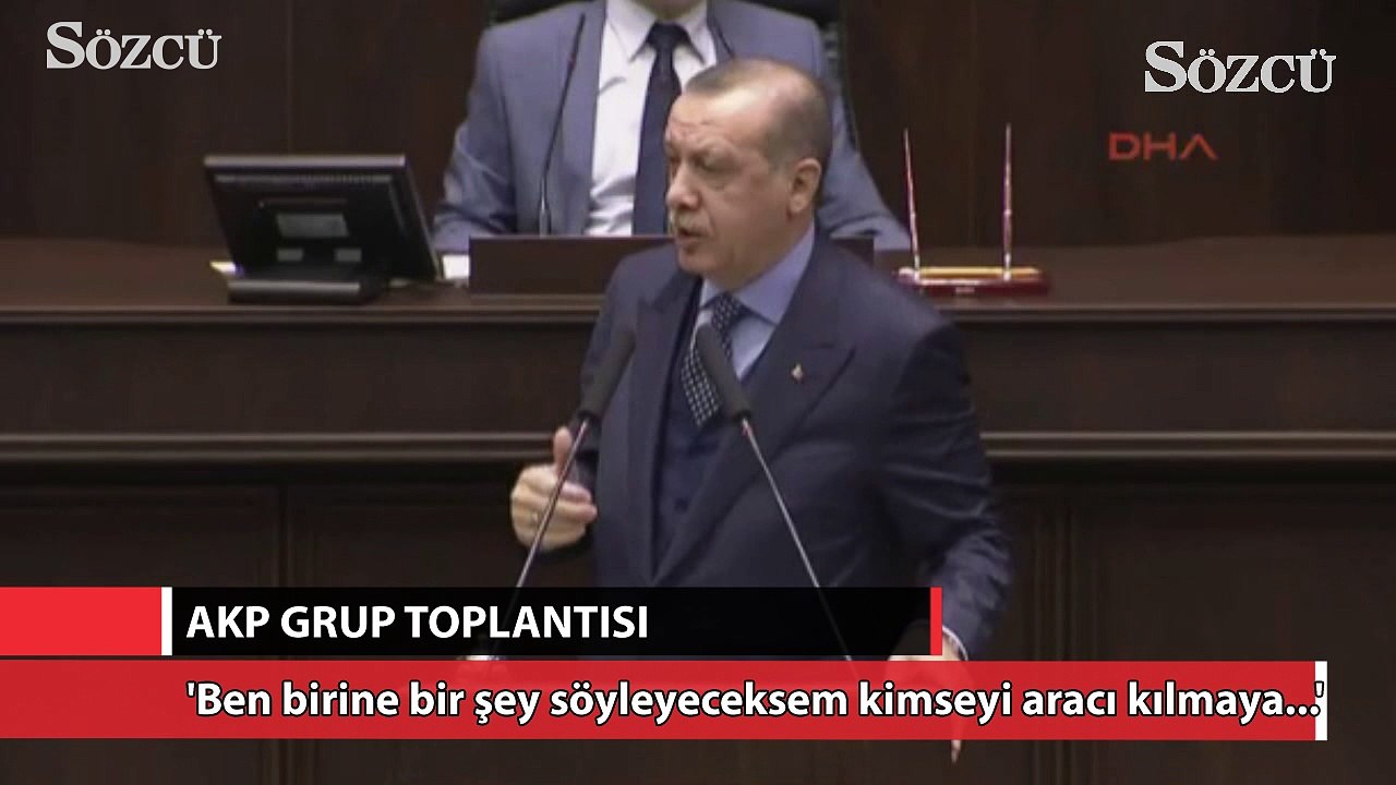 Erdoğan: "Ben birine bir şey söyleyeceksem kimseyi aracı kılmaya ihtiyacım yok"