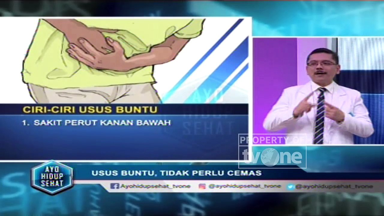 Penting Diketahui! Ini Dia Ciri-ciri Jika Anda Usus Buntu