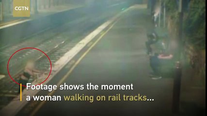 Une femme sauvée de justesse d'une mort certaine