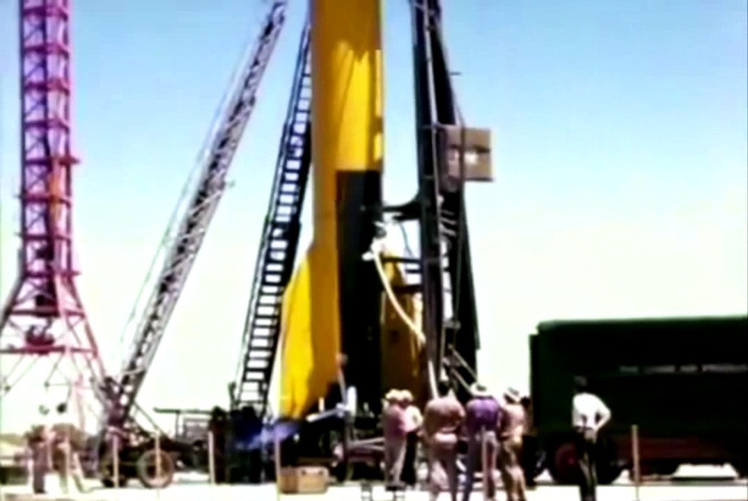 First V2 Rocket Launch at White Sands Proving Ground, New Mexico (16